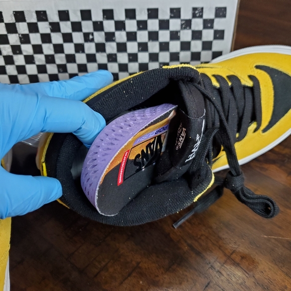 Vans Skate Half Cab Bruce Lee Black Yellow Men Size 6.5, equivalent to Women 8 - Picture 10 of 12